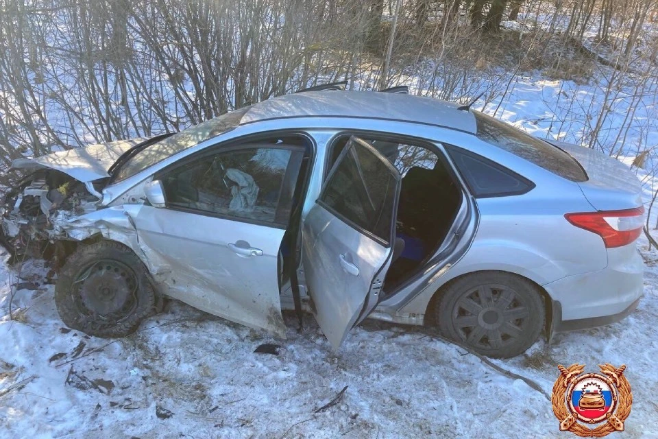 На трассе BMW врезался в Ford. Фото: Госавтоинспекция Тверской области