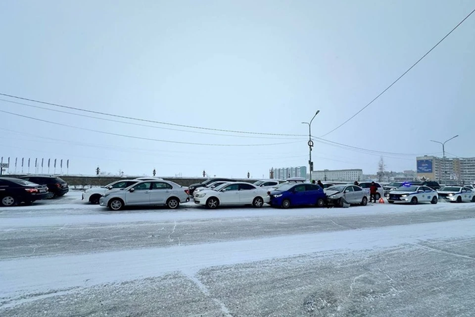 Четыре аварии с пострадавшими произошли в Якутске 26 февраля. Фото: ГАИ Якутска