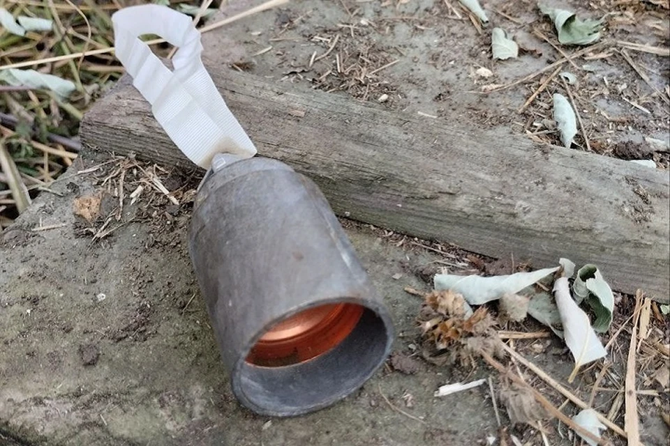 Трогать или поднимать такой боеприпас смертельно опасно! Фото: ТГ/Приходько