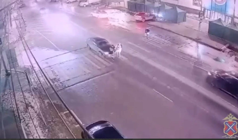 Водитель налетел на пешеходов на "зебре".