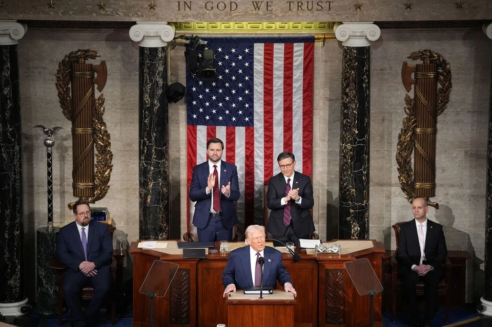 В своем выступлении перед Конгрессом, Трамп опять упомянул Молдову. Фото: соцсети