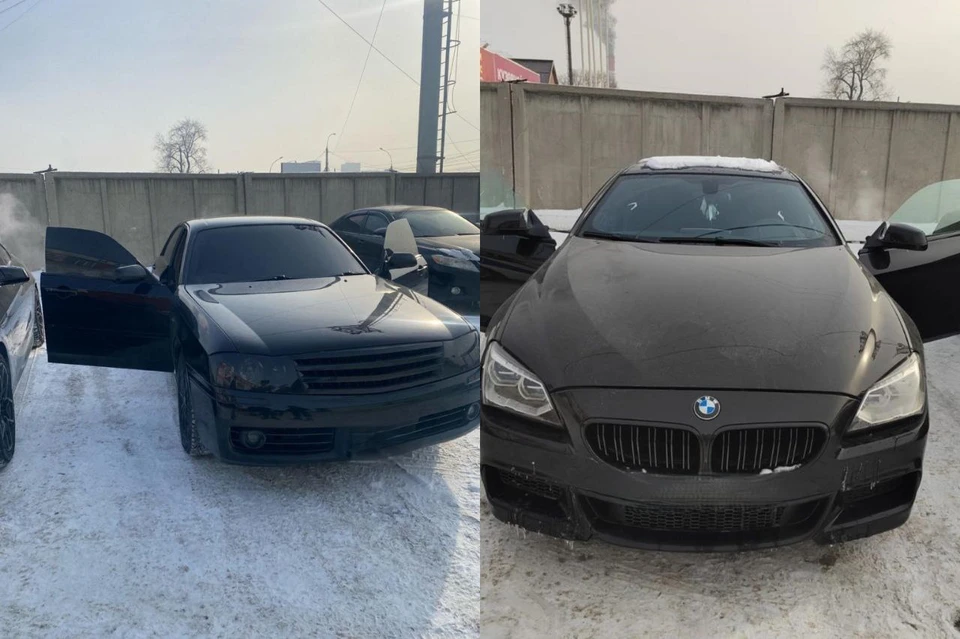 Госавтоинспекторы поймали гонщиков на тонированных авто в Новосибирске. Фото: ГУ МВД по НСО.