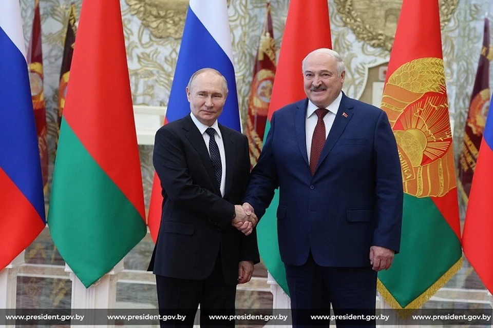 Путин на следующей неделе встретится с Лукашенко. Фото: president.gov.by.