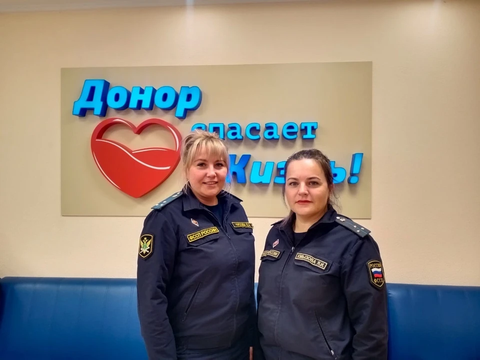 На прошлой неделе сдали кровь судебные приставы.