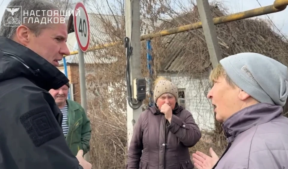 Гладков осмотрел восстановление домов в Шебекино Белгородской области