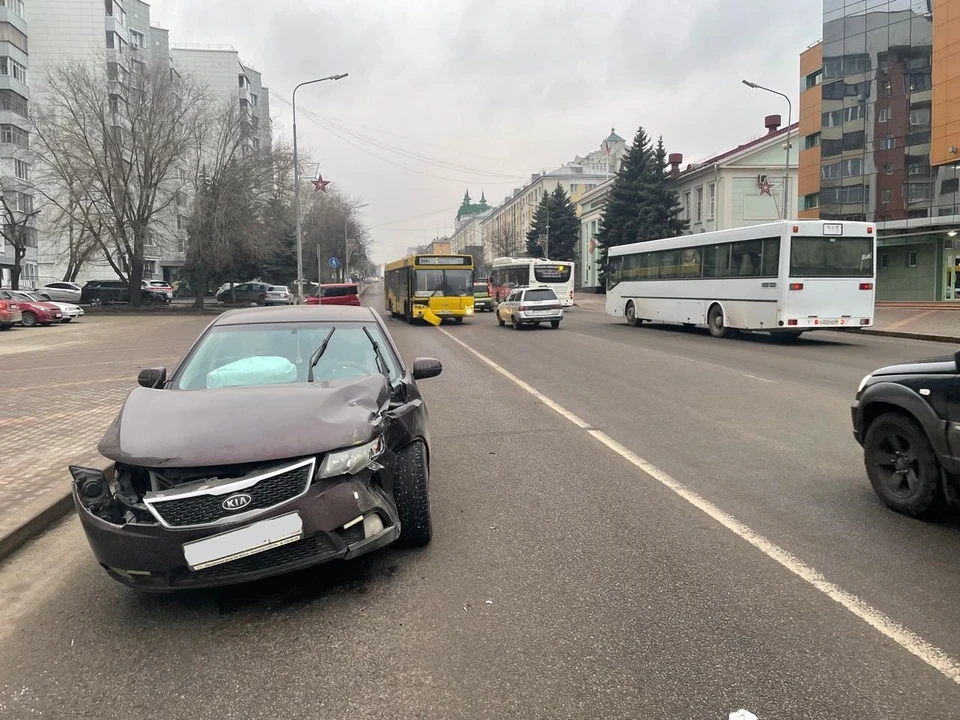 За рулем иномарки была 36-летняя автомобилистка. Фото управления Госавтоинспекции по Липецкой области.