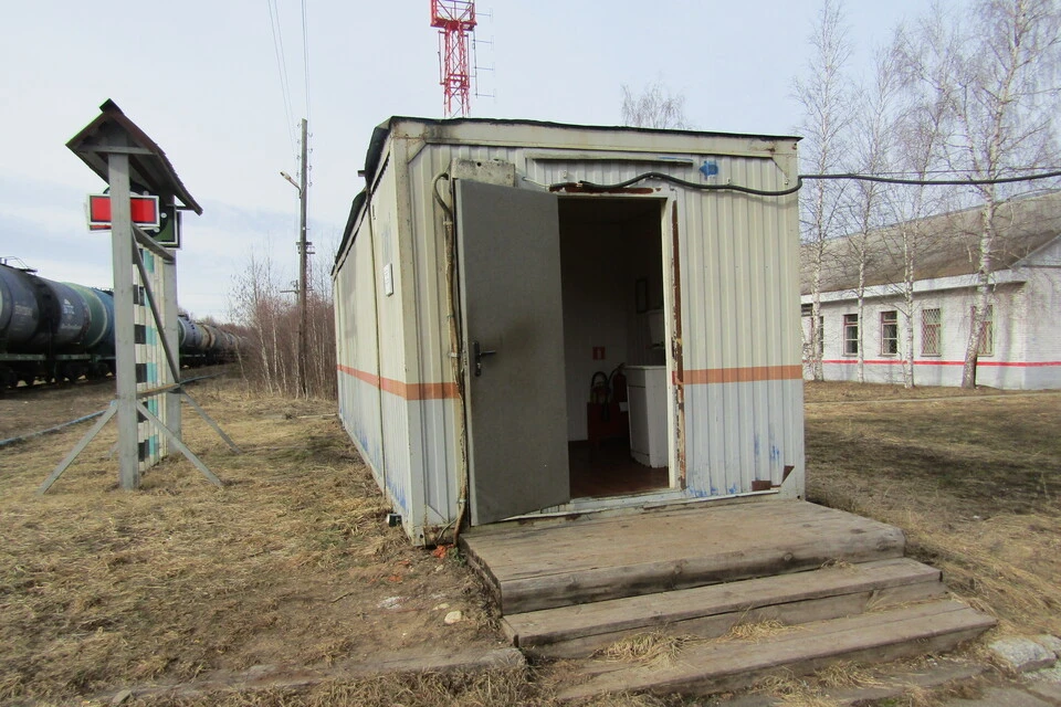 Бытовка. Фото: МВД на транспорте.