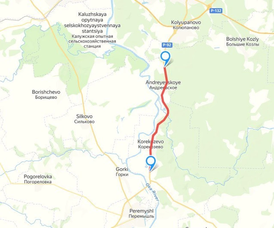 На дороге в Калужской области вводят ограничения по габаритам