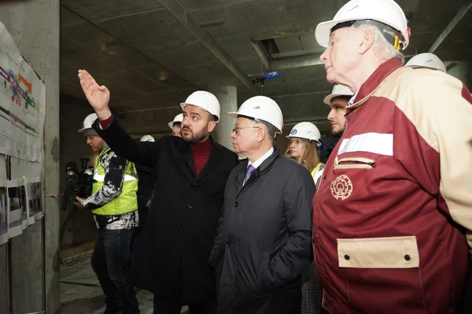Строительство станции метро возобновится. Фото: пресс-служба правительства Самарской области