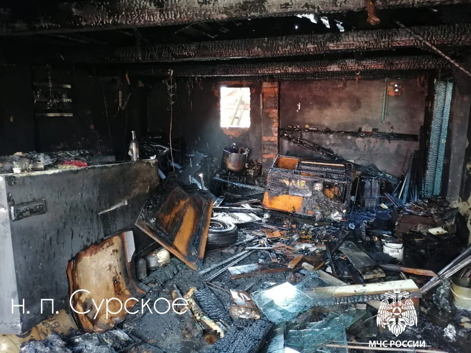 В пожарах в Ульяновской области за сутки никто не пострадал. Фото МЧС России по УО