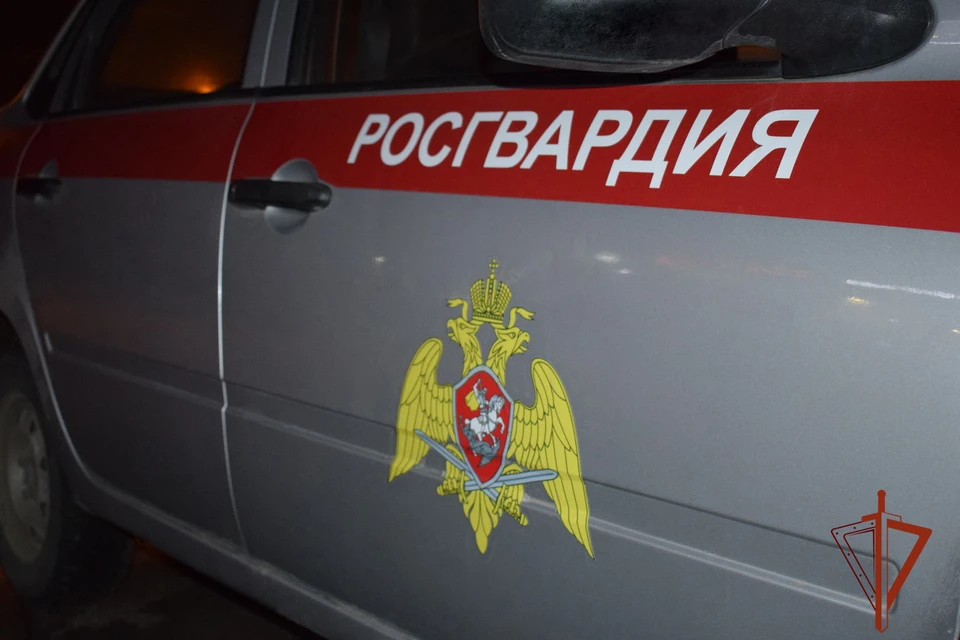 Росгвардейцы задержали разыскиваемого нарушителя правопорядка в кемеровском ТЦ. Фото: пресс-служба Росгвардии Кузбасса.