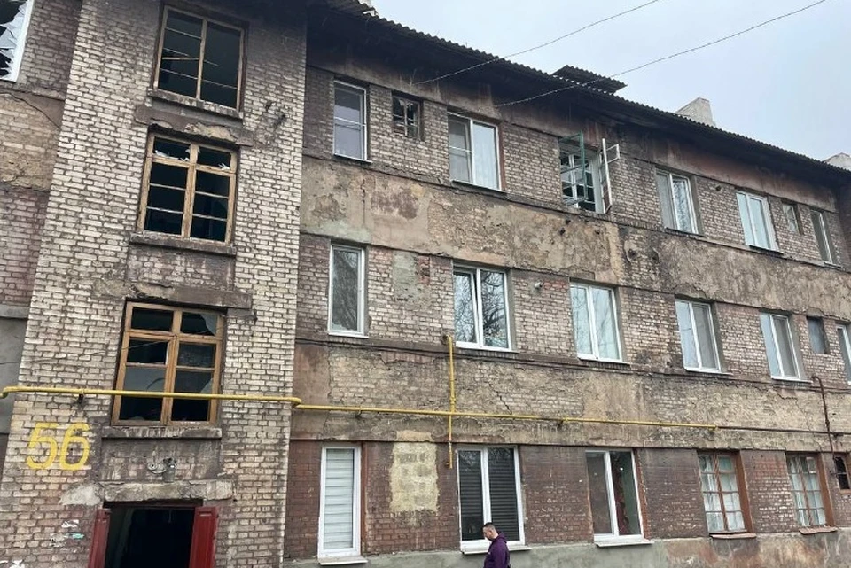 Последствия ночной атаки ВСУ на Макеевку. Фото: ТГ/Ключаров