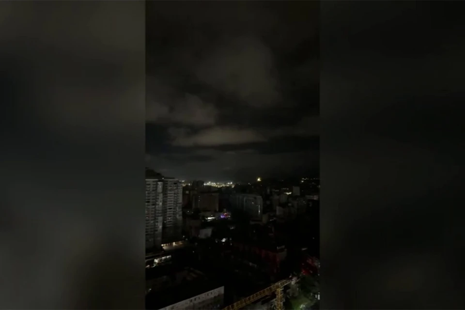 Крупные грузинские города обесточены из-за аварии. Фото: кадр из видео.