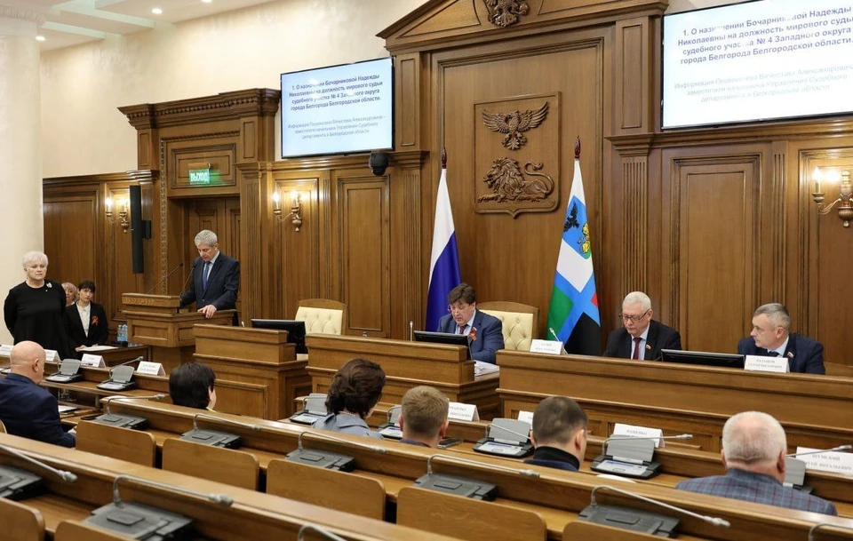 Фото – архив пресс-службы Белгородской облдумы.