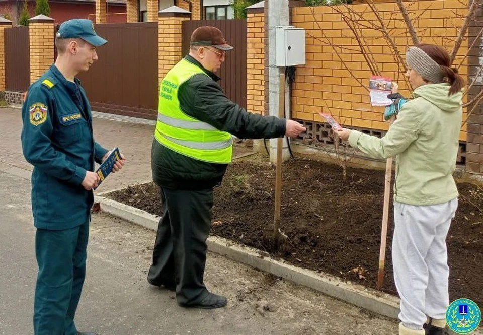 В Ульяновске проводятся противопожарные рейды. Фото Управление гражданской защиты Ульяновска