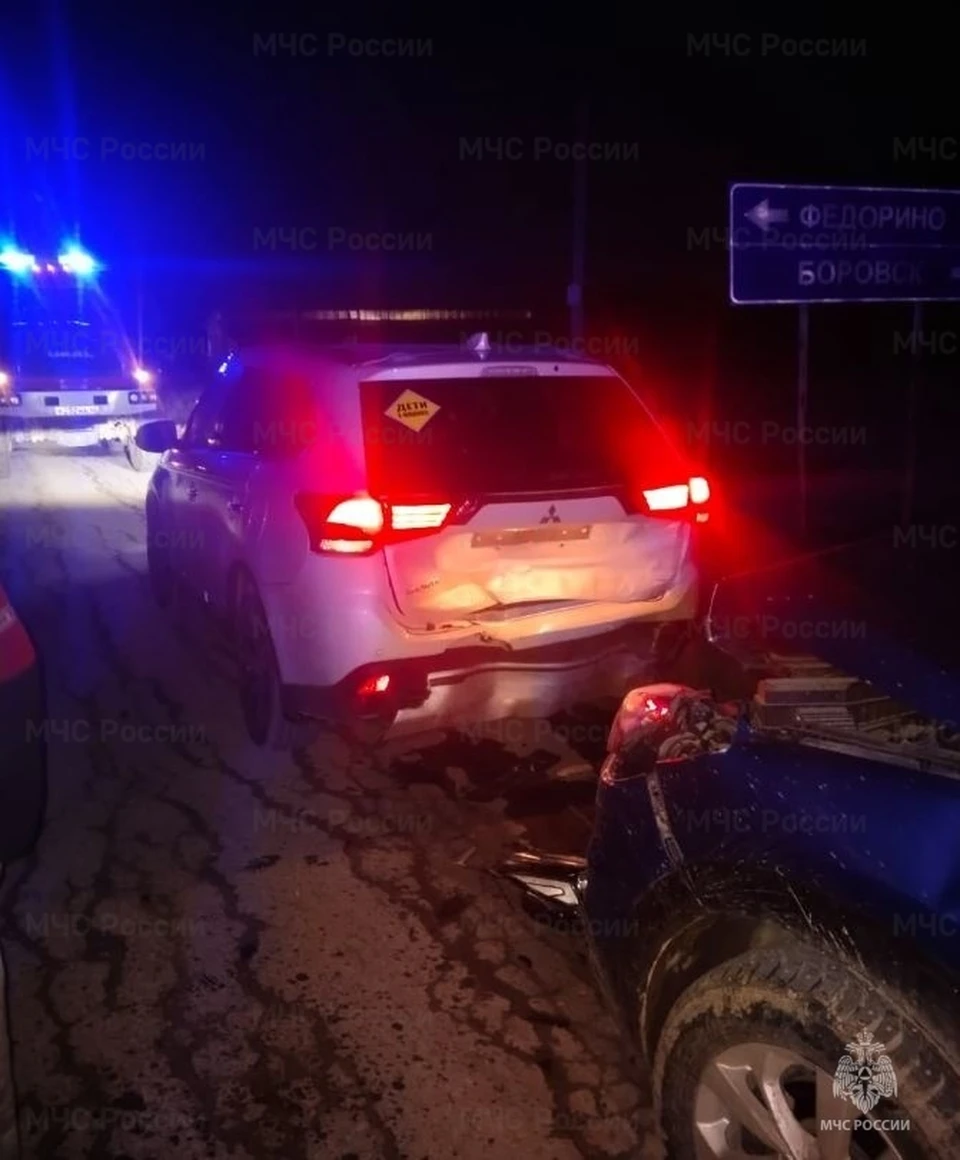 Двое пострадали в аварии в Калужской области