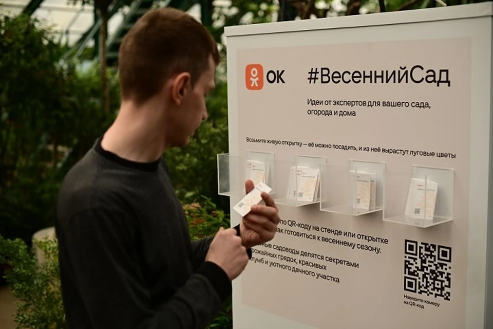 С 17 апреля в оранжерее «Аптекарского огорода» можно получить специальные брендированные наборы семян луговых цветов