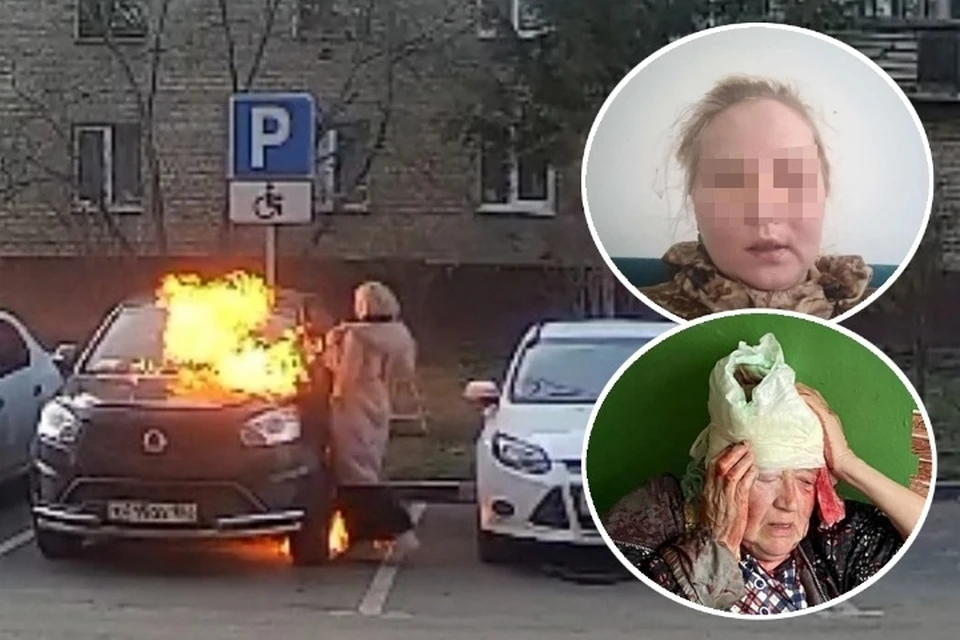 Еще до поджога женщина напала с ножом на соседку. Фото: предоставлено "КП-Уфа".