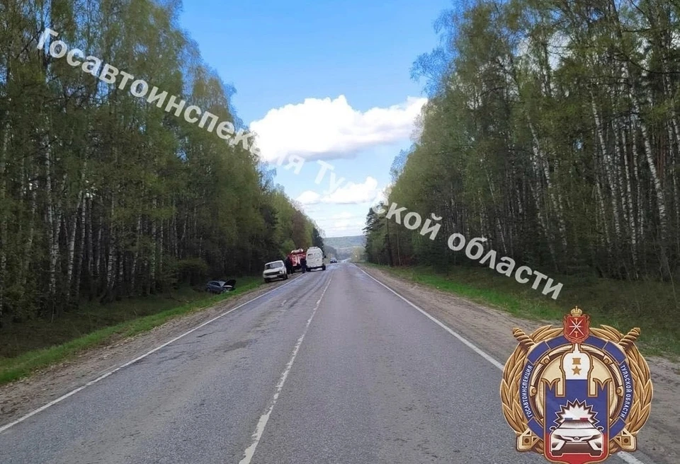 В Суворовском районе водитель автомобиля не справился с управлением и съехал в кювет.