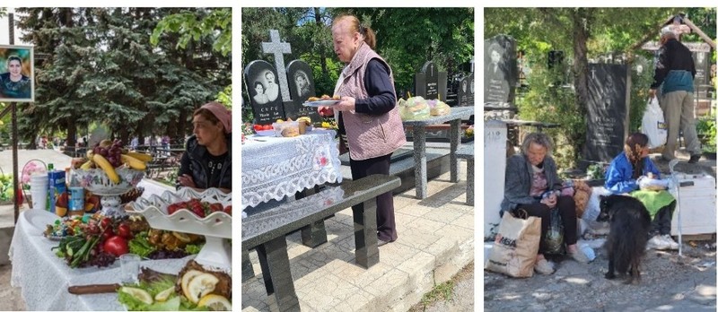 Люди все равно устраивают посиделки на кладбище. Фото: Коллаж КП