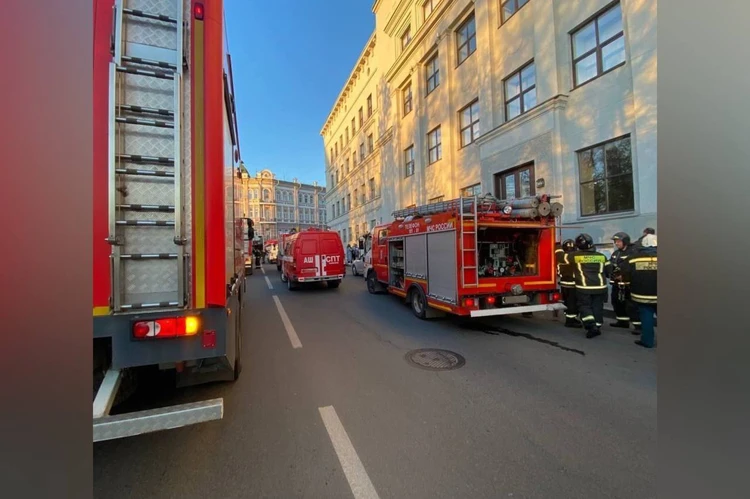 Пожар вспыхнул в Мининском университете в Нижнем Новгороде