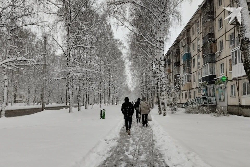 Снег в Ижевске 28 апреля 2025 года