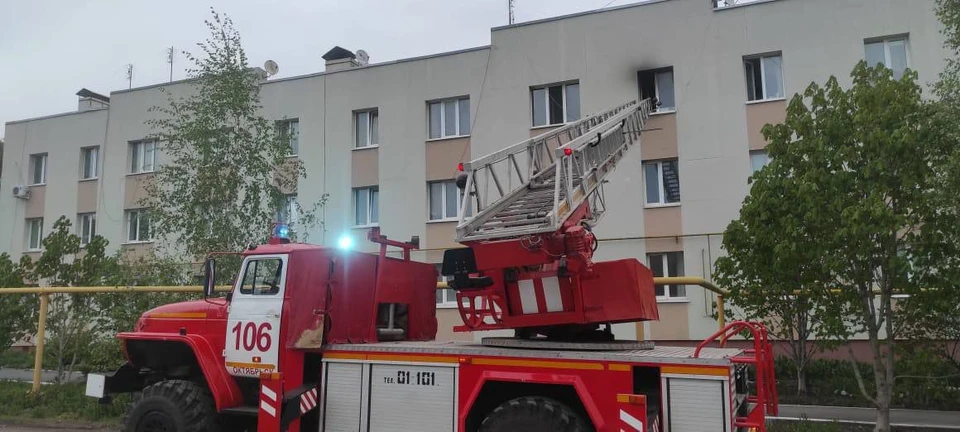 Площадь пожара составила 40 квадратных метров. Фото: ГКУ СО «Центр по делам ГО, ПБ и ЧС»