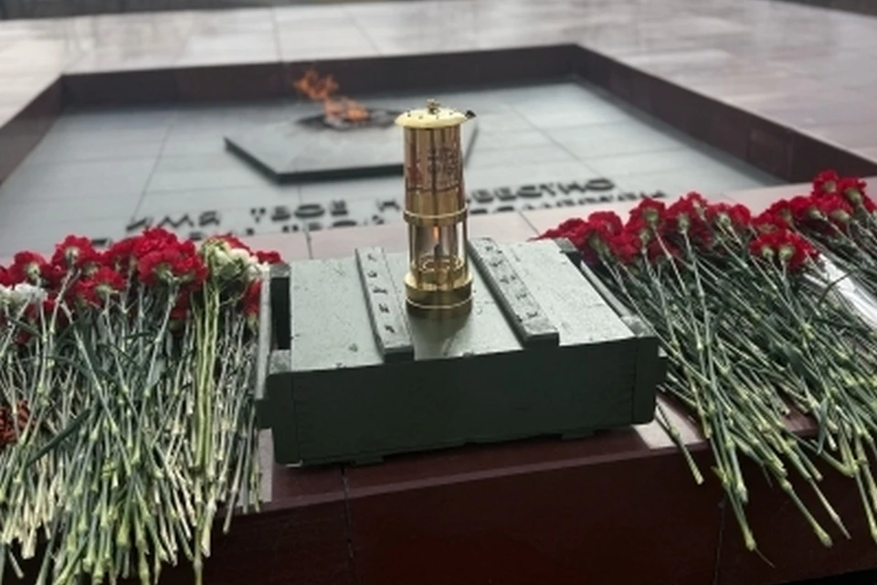Петрозаводск принял «Огонь Победы». Фото предоставлено Северо-Западным филиалом ФГУП «УВО Минтранса России».
