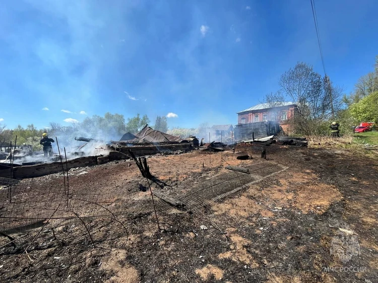Три человека погибли на пожаре в Нижегородской области