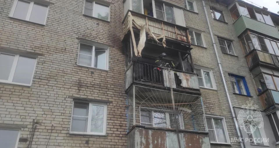 Пожар произошел в квартире на Южном шоссе в Нижнем Новгороде