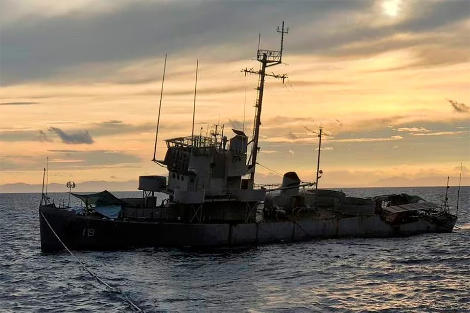 Корабль ВМС Филиппин случайно затонул за несколько часов до учений. Фото: Armed Forces of the Philippines