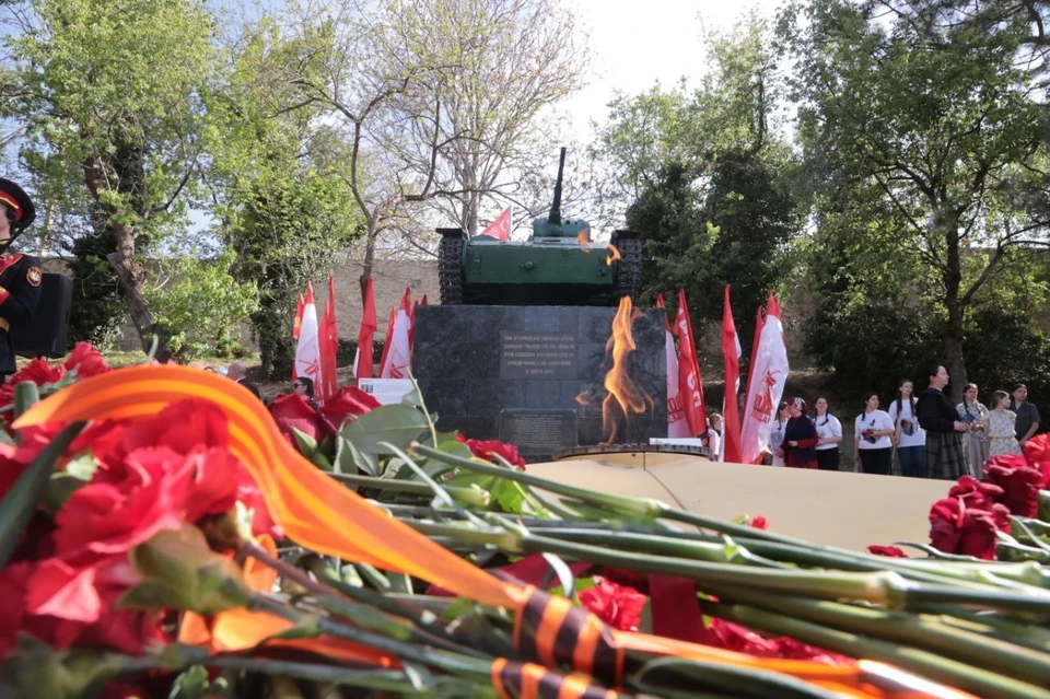 В Бахчисарае открыли после реставрации памятники на Братском кладбище. Фото: Владимир Константинов/Tg