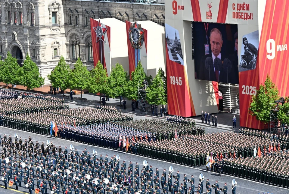 Расчёты дружественных стран приняли участие в параде Победы в Москве