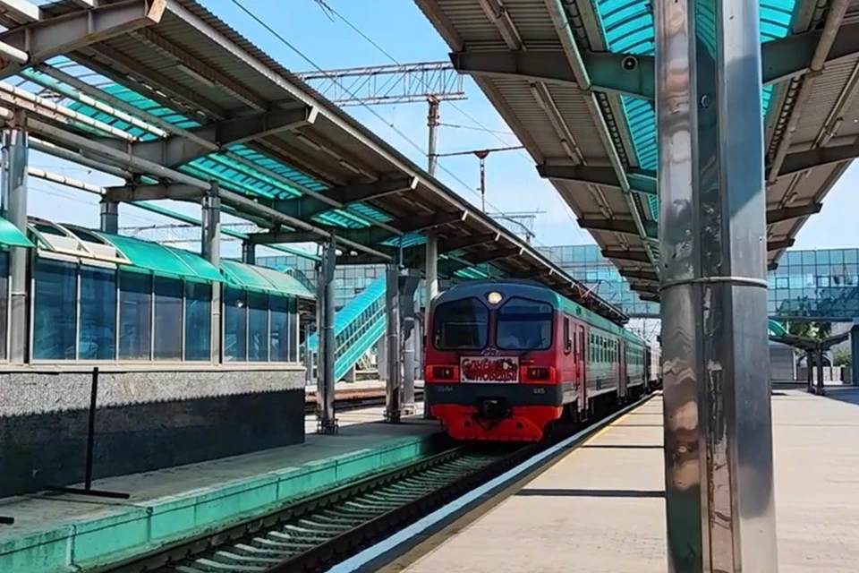 Впервые с 2014 года в Донецке заработал железнодорожный вокзал. Фото: ТГ/Чертков