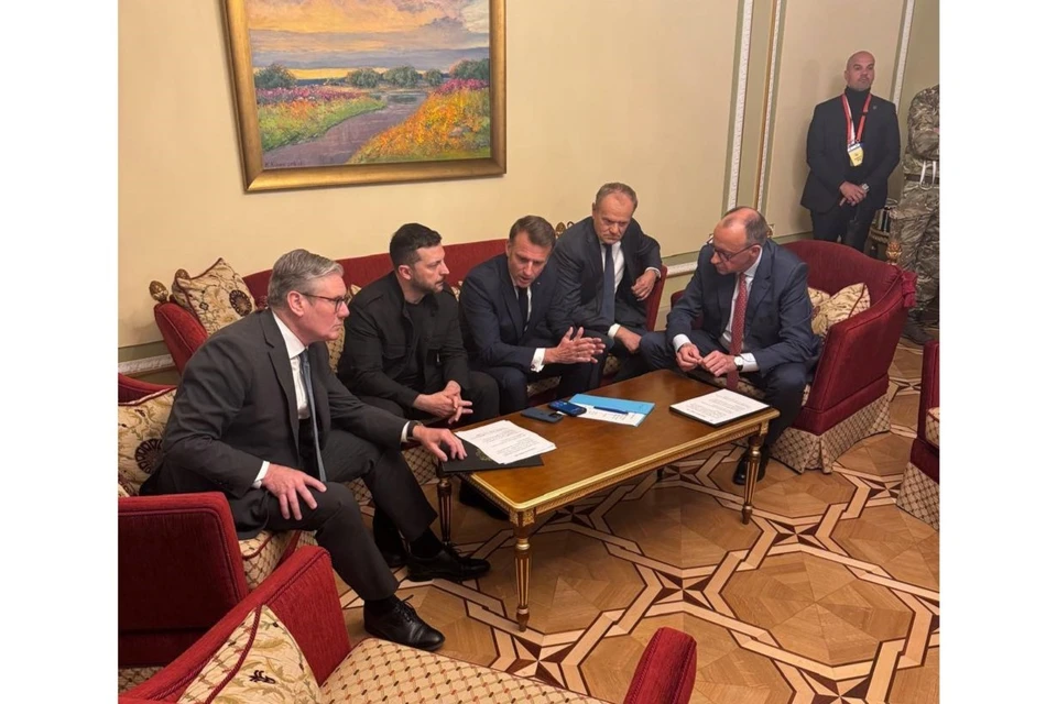 Зеленский, Макрон, Мерц, Туск и Стармер созвонились с Трампом