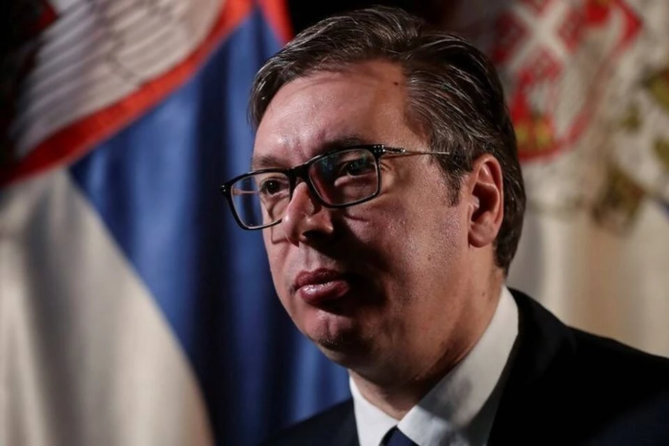 Зарубин показал кадры визита лидеров Сербии и Словакии в Москву