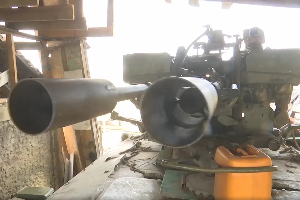Боевая работа ЗУ-23-2