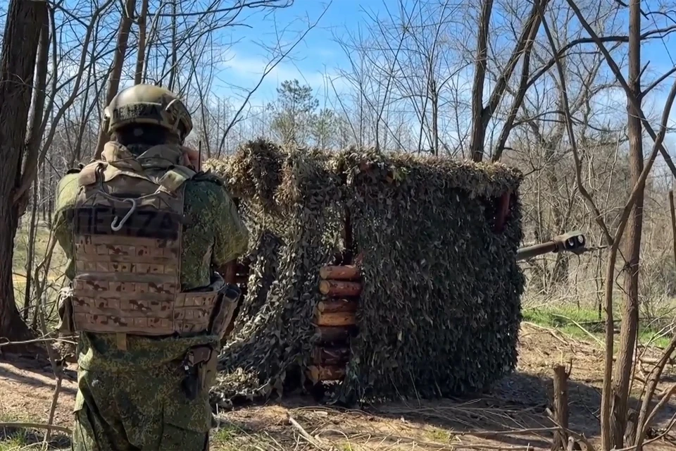 Боевая работа расчета Д-30