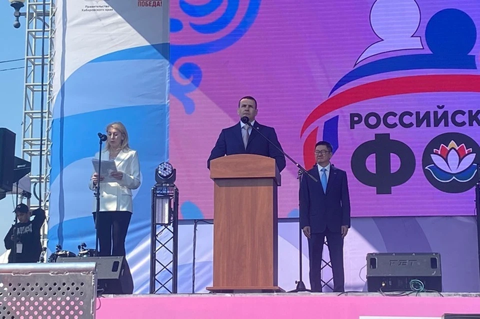 Торжественная церемония открытия прошла на Комсомольской площади