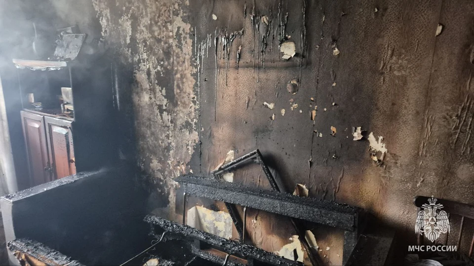 Небольшой пожар в Нижнем Новгороде закончился гибелью женщины. Фото: ГУ МЧС по Нижегородской области
