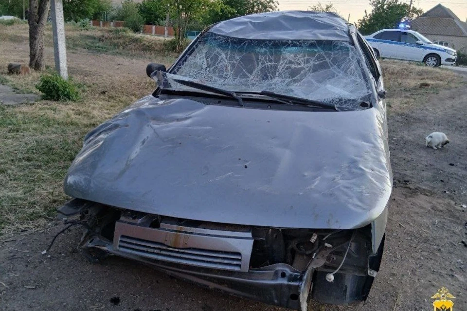 Полицейские Херсонской области выясняют обстоятельства ДТП в поселке Новотроицкое Фото: ГУ МВД России по ХО
