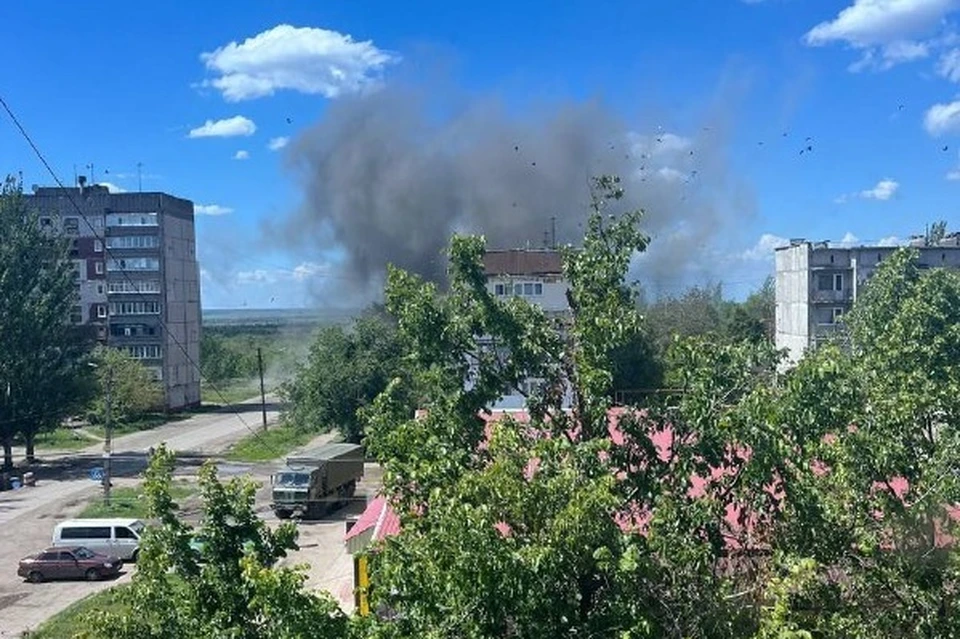 ВСУ обстреляли Пантелеймоновку в ДНР из РСЗО HIMARS. Фото: ТГ/Пеняев