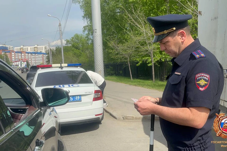 В Иркутске проходят массово проверяют нарушителей ПДД.