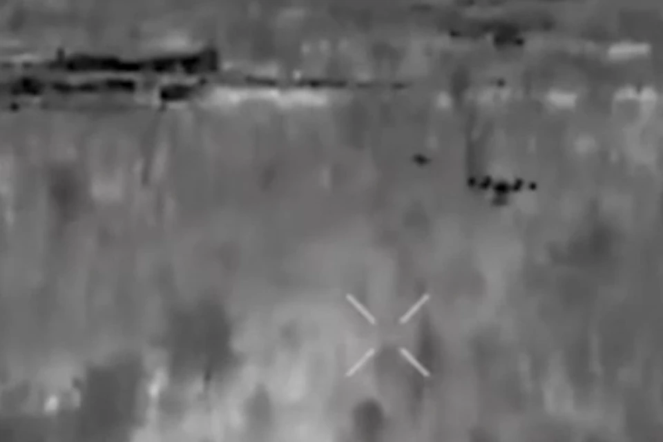 Уничтожение БпЛА ВСУ военнослужащими ВДВ