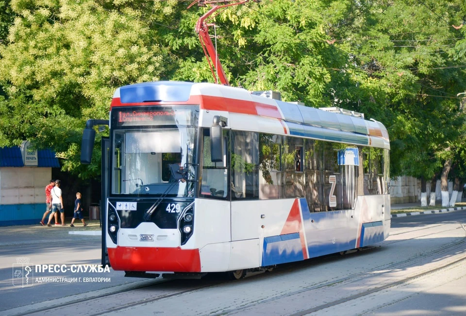 С 1 июня изменится график движения городских трамваев в Евпатории. Фото: администрация Евпатории/Tg