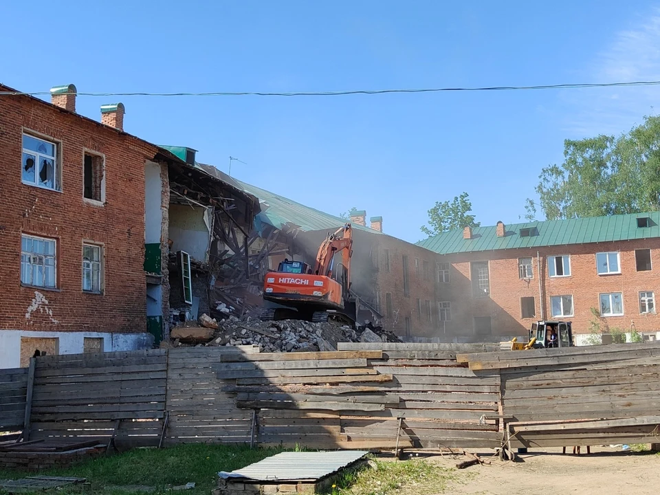 Тот самый аварийный дом в Ростове Великом. Фото: администрация г. Ростов Великий