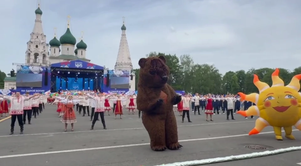 Празднование юбилейного Дня города в Ярославле.