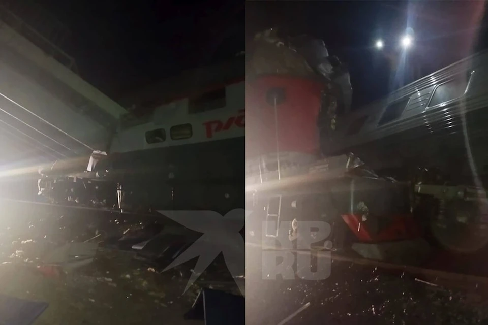 Число пострадавших при крушении поезда под Брянском выросло до 69 человек. Фото: соцсети