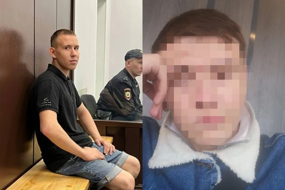 Курьер (слева) зарезал подростка (справа) и украл телефон. Фото: Мария НОВИКОВА // Предоставлено родственниками погибшего
