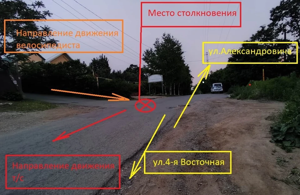 Виновника аварии теперь ищут правоохранительные органы. Фото: Госавтоинспекция Владивостока.